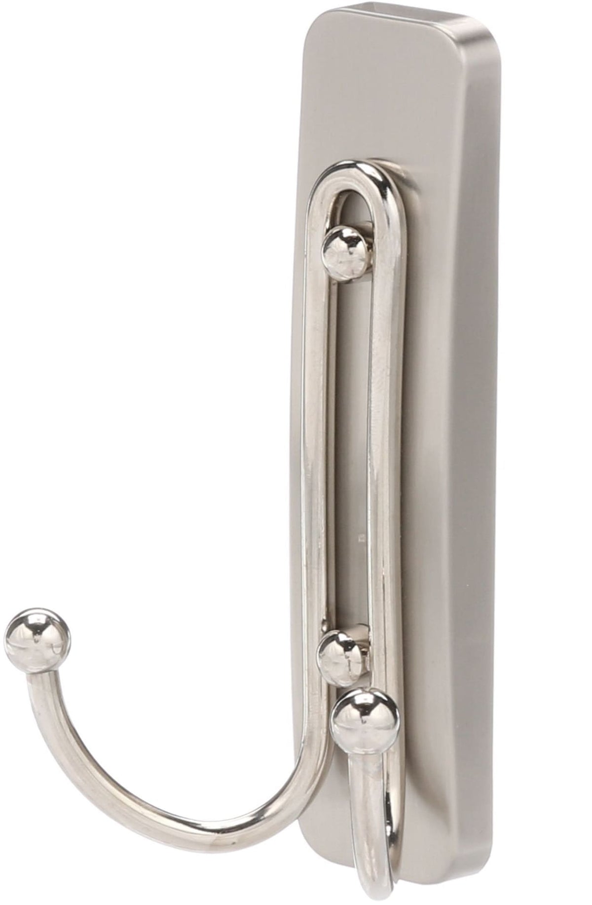3M Command Large Bathroom Double Hook, Satin Nickel G1G1 - product image 1