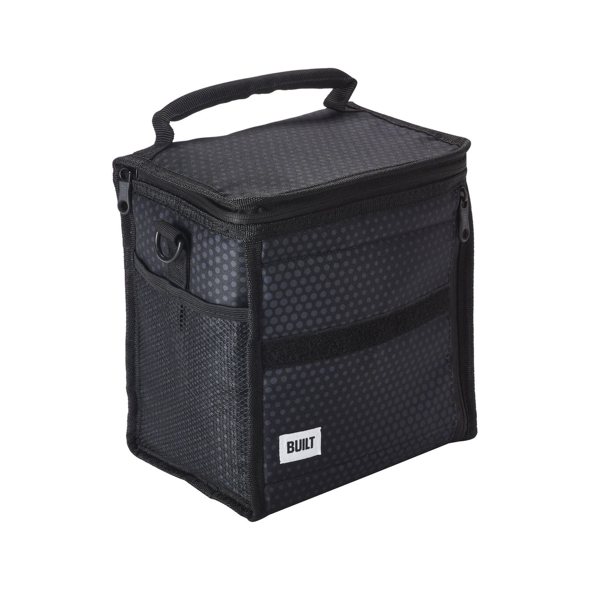 Ice House Cube Lunch Bag, Black Midnight Micro Dot, with Freezable Gel Q3E0 - product image 1
