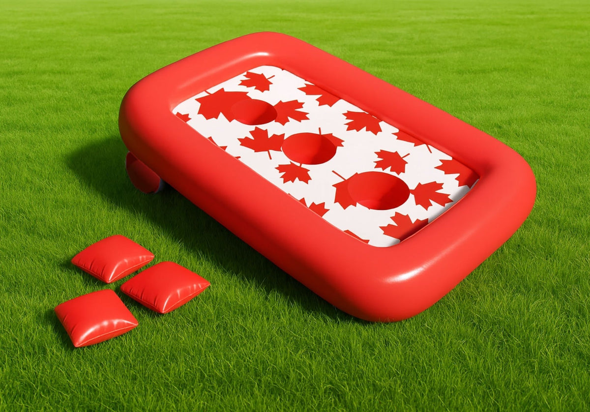 Day Inflatable Cornhole Game Set, Red/White H3Q6 - product image 1