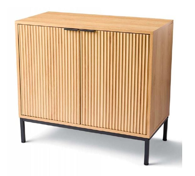 Byward Scallop Accent Cabinet Oak P2Z7 - product image 2