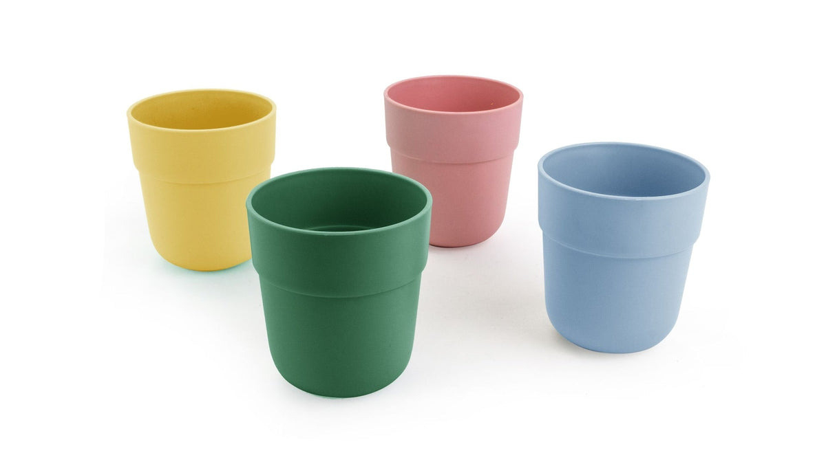 Reusable Plastic Tumbler Cups, BPA Free, Recyclable Material, Suitable for Kids, 4-pk E0Q3 - product image 1