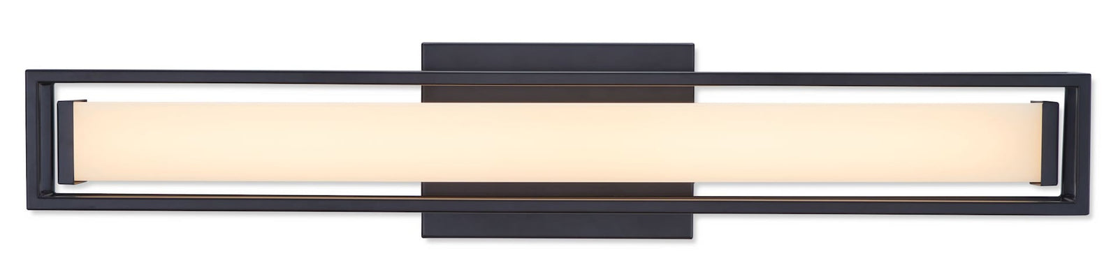 Slade 1-Light Integrated LED Vanity Light, Black, 24-in I3O7 - product image 1