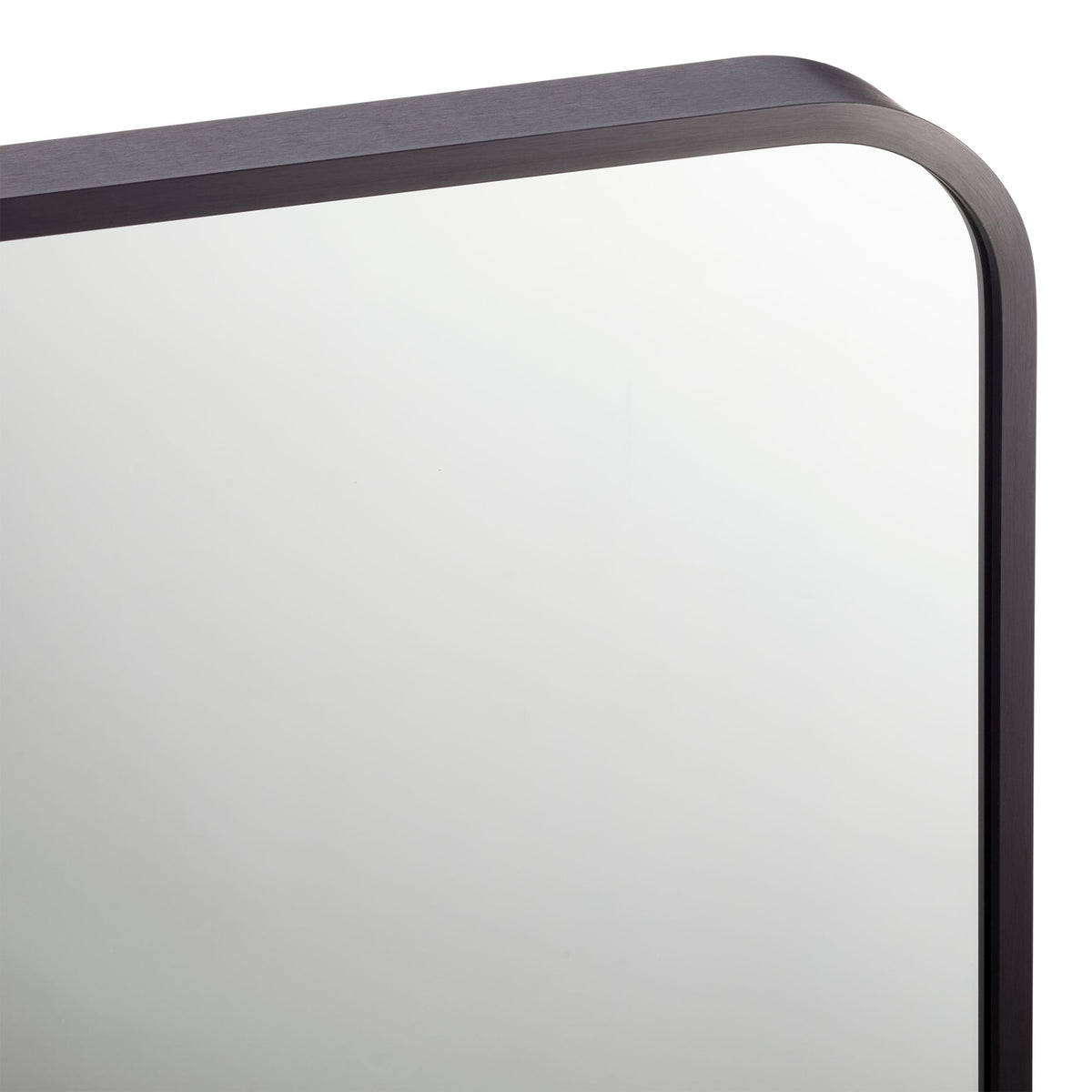 Truro Metal Rectangular Wall Mirror, Black, 20 x 30-in Q2V2 - product image 4