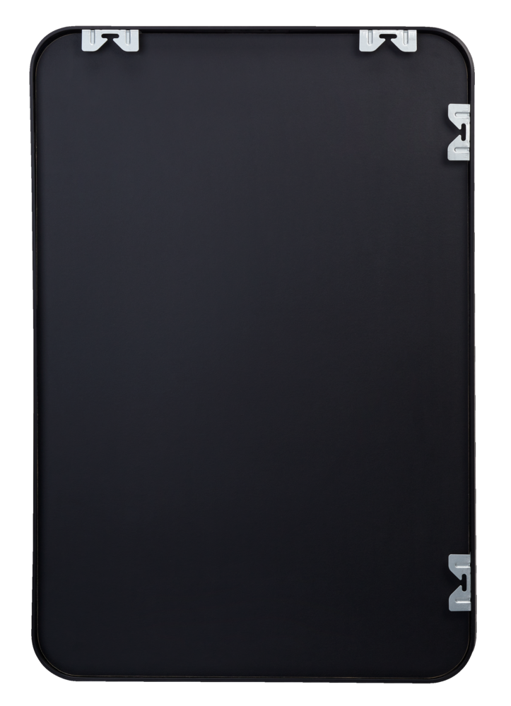 Truro Metal Rectangular Wall Mirror, Black, 20 x 30-in Q2V2 - product image 5