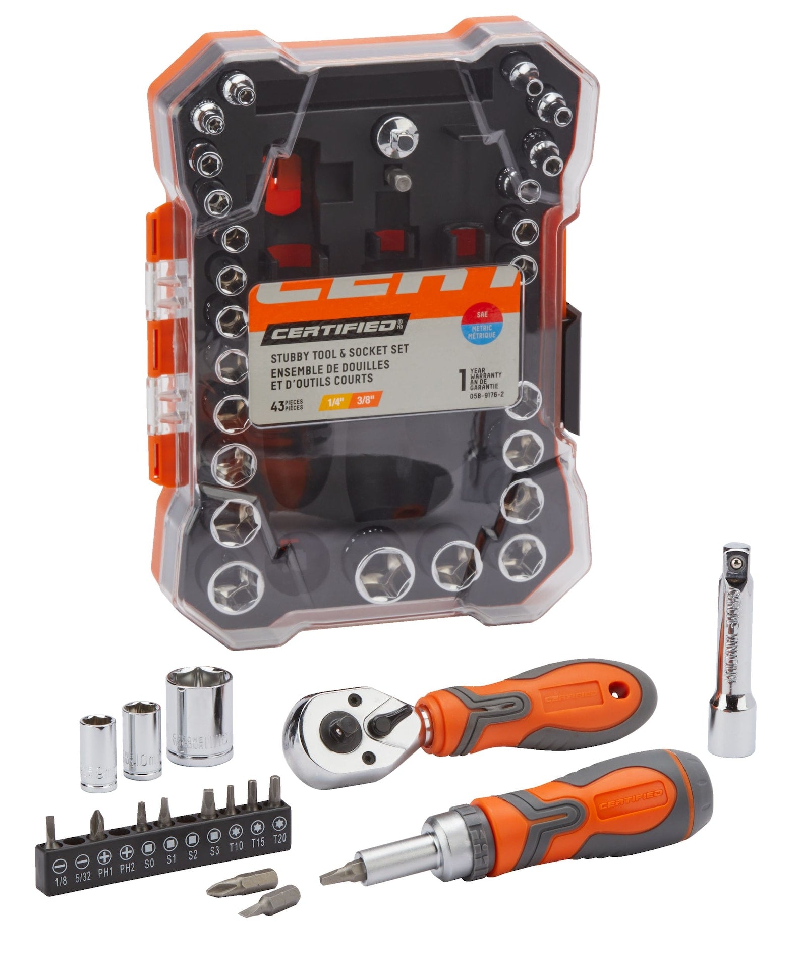 Home Repair Tool & Socket Set, 43-pc S7V0 - product image 4