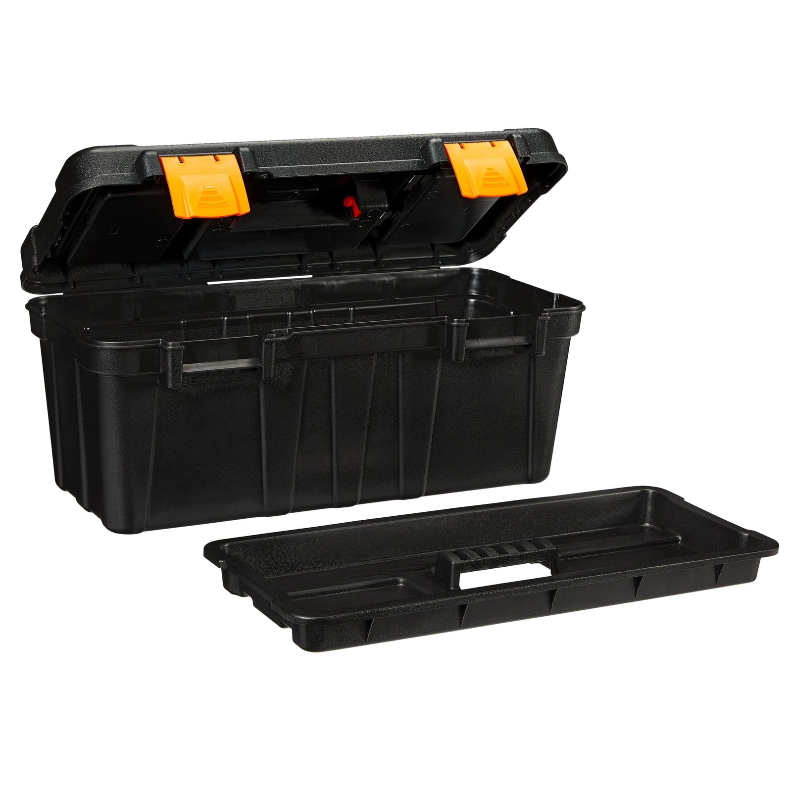 Portable Plastic Tool Box with Removable Tray, 17-in Z9Y6 - product image 4