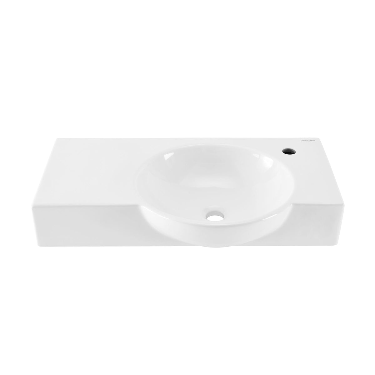 Right Side Faucet Wall-Mount Bathroom Sink, 30-in S9R8 - product image 1
