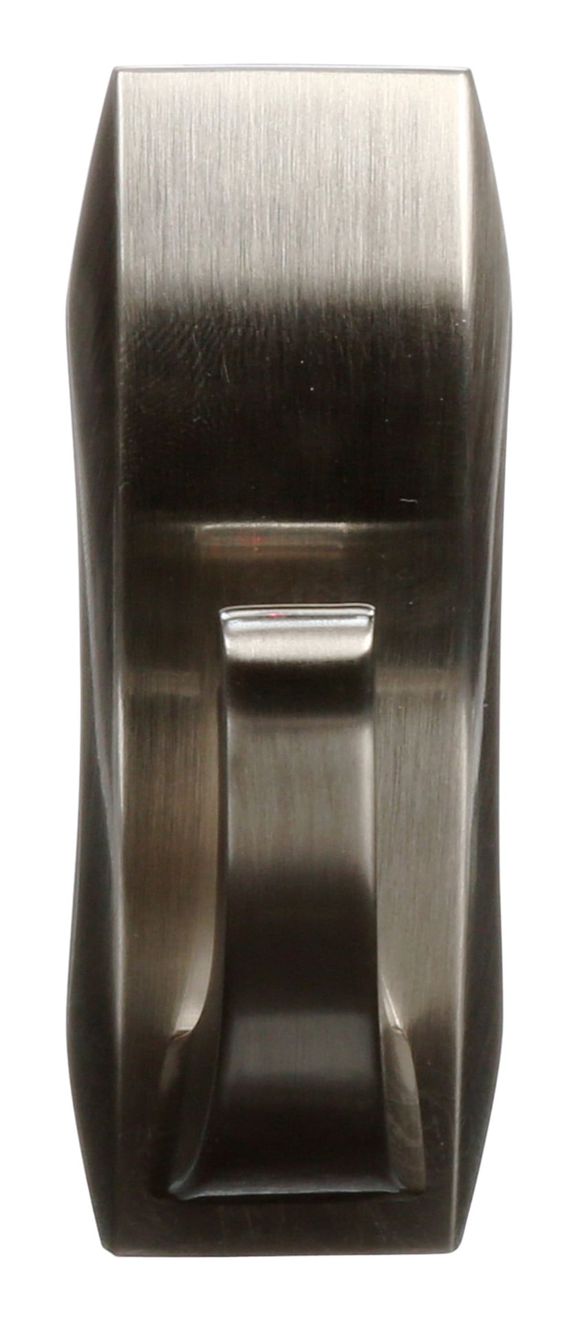Medium Metal Décor Hook with Adhesive Strips, Brushed Nickel, 3-lbs, 1 Strip per Pack J1F7 - product image 1