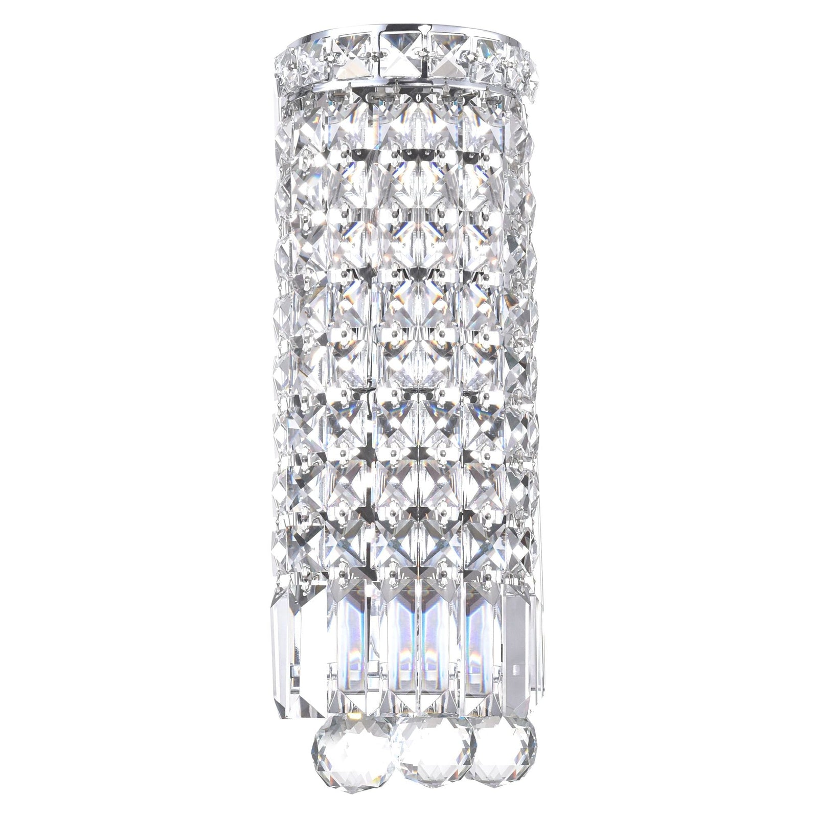 Lighting Colosseum Round Bathroom Wall Sconce, Chrome M6T2 - product image 1