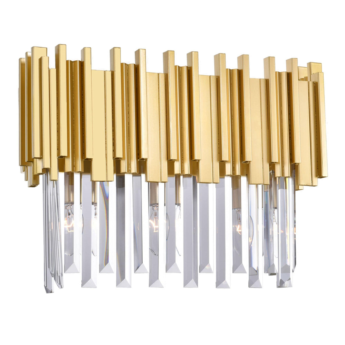 Lighting Deco 3-Light Medallion Gold Vanity Light J2F5 - product image 2