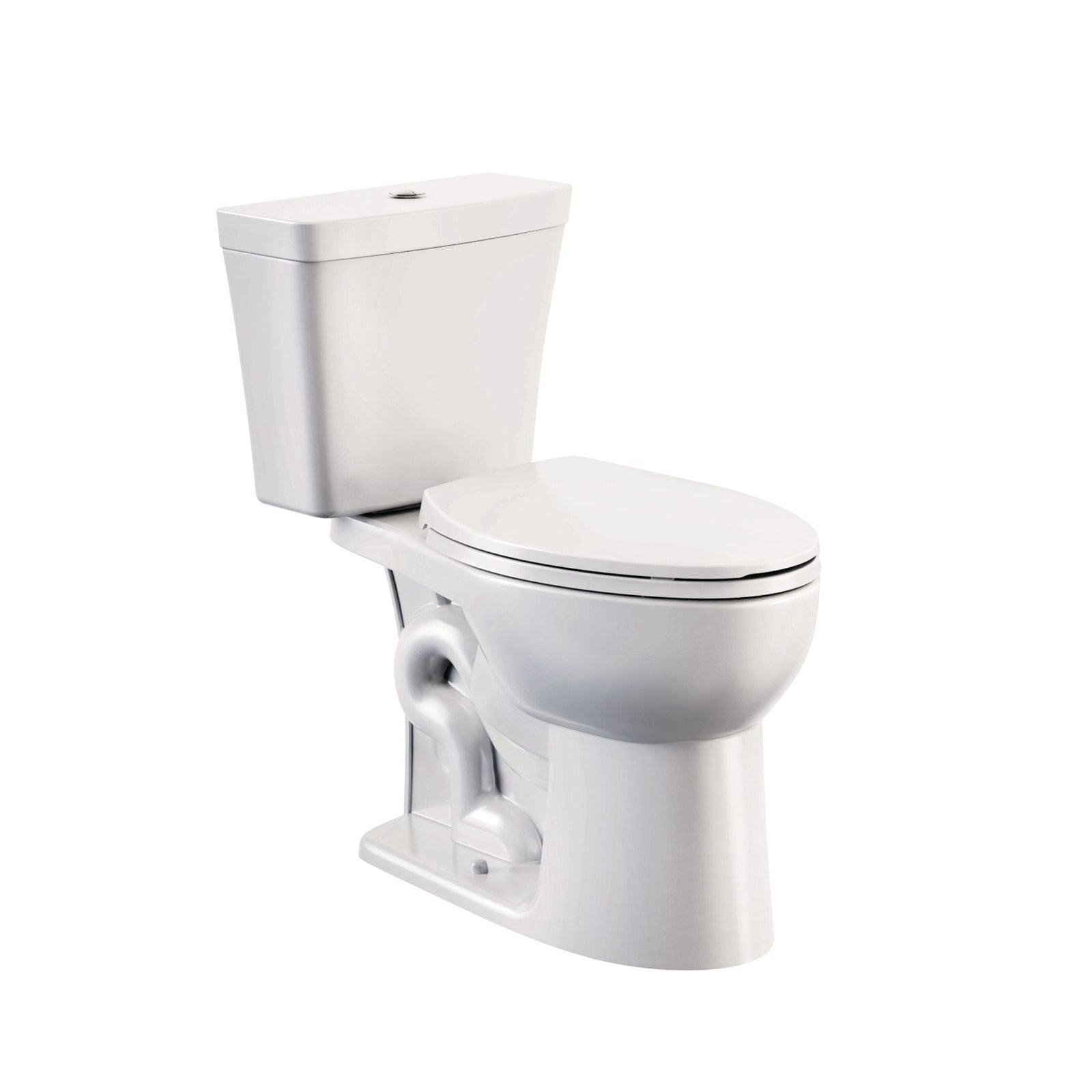 2-Piece Elongated Toilet Bowl with Soft Close, White, 3.8/4.8-L A4P6 - product image 1