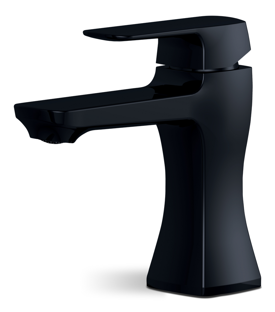 Aztek Single Handle 4-in Centreset Bathroom Sink Faucet with Pop-up Drain, Matte Black F5X3 - product image 1