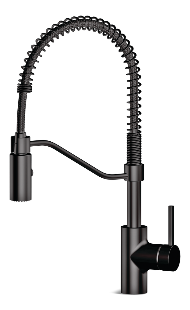 Jasper Single Handle Pull Down Kitchen Faucet, Matte Black B5T4 - product image 1