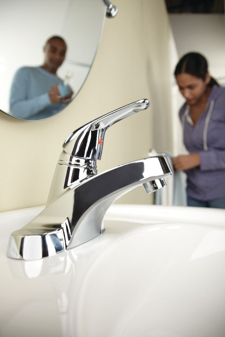 Renovate Single Handle Bathroom Sink Faucet, 4-in Centerset, Chrome R4A9 - product image 5