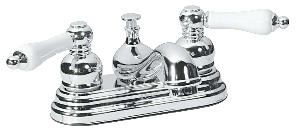 Sheridan Double Handle 4-in Centreset Bathroom Sink Faucet with Pop-Up Drain, Chrome K4E8 - product image 2