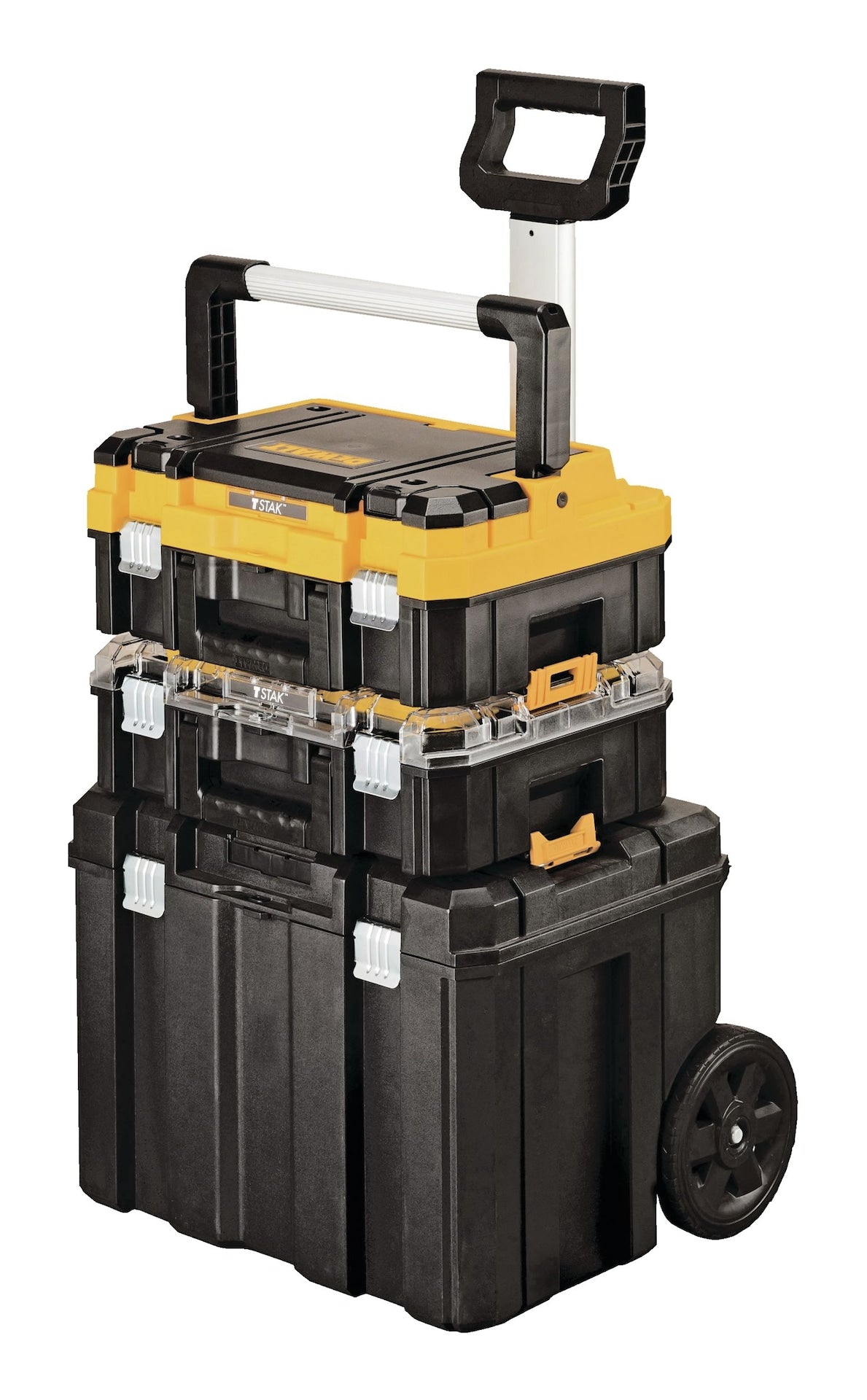 TSTAKModular Portable Tower Toolbox/Tool Storage System with Wheels & Lids, 20x17x27-in, 3-pc T6E1 - product image 1