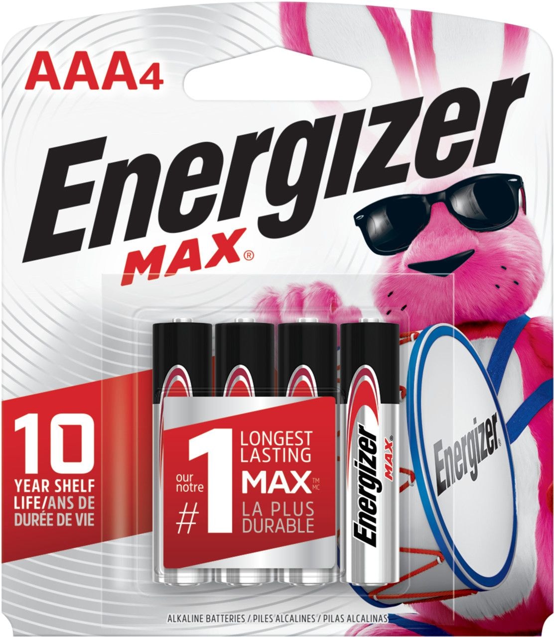 Max 4-pk AAA Alkaline Batteries, Long Lasting, All Purpose M5A2 - product image 2
