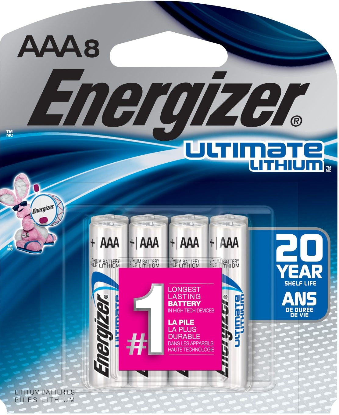 Ultimate Lithium AAA Batteries, 8-pk X7X5 - product image 3