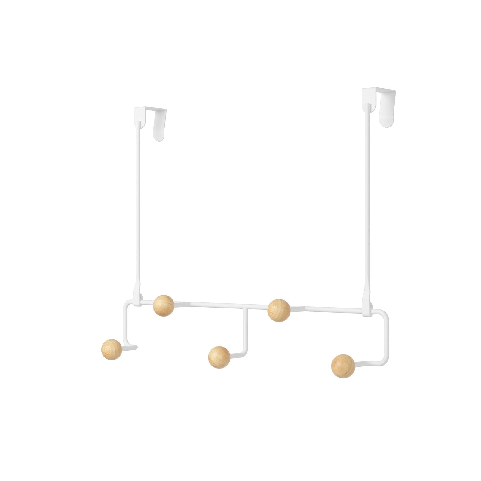 Over The Door 5 Hook, White F5K5 - product image 1