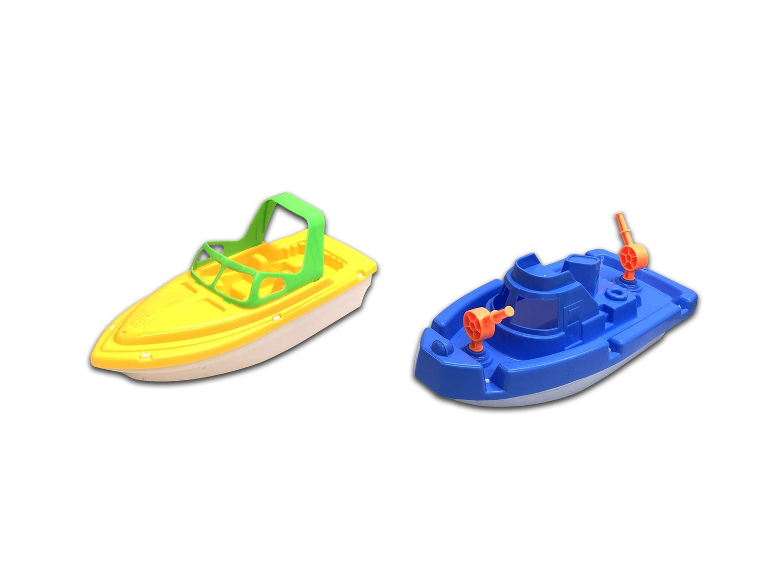 Plastic Boat Water Toy, Yellow/Blue, Assorted, Ages 2+, for Summer/Beach Activities G5T6 - product image 1