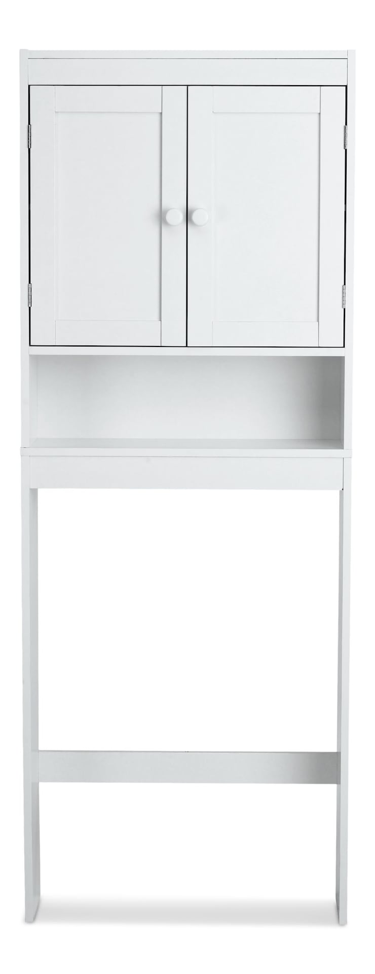 Orleans 2-Door Over-The-Toilet Spacesaver Bathroom Storage Cabinet, White W1J7 - product image 1