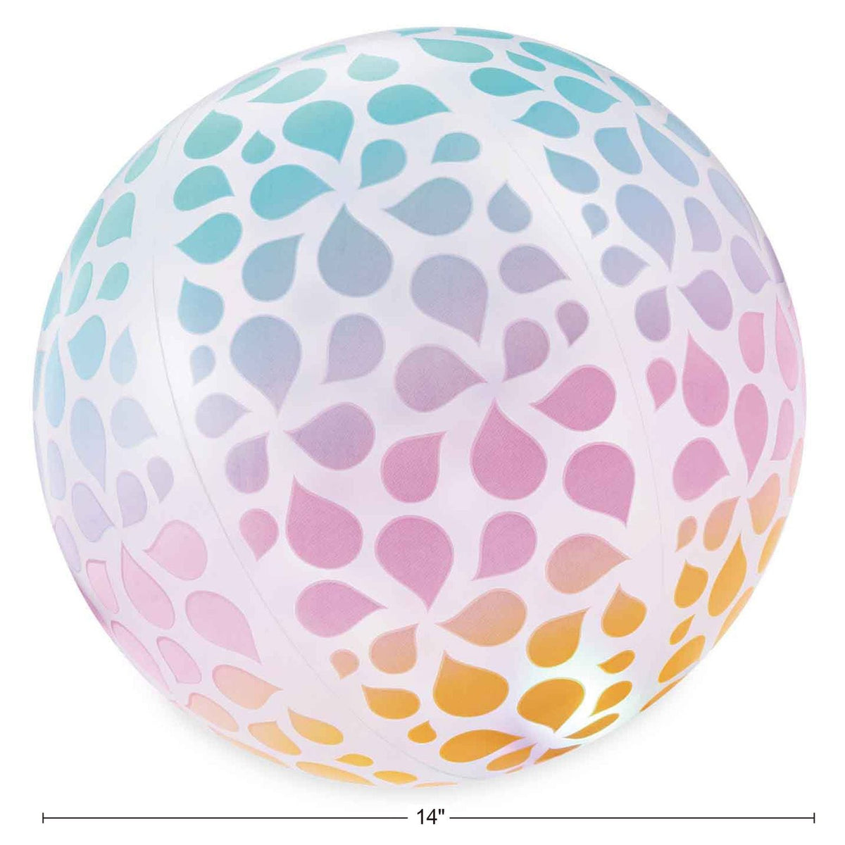 Fun Glow Beach Ball, LED Lights, Ages 9+ B5U5 - product image 1