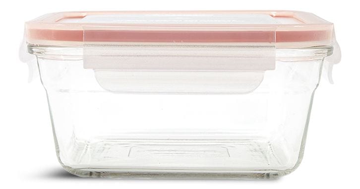 Square Glass Leakproof Food Storage Container with Lid, 900-mL C7J1 - product image 1