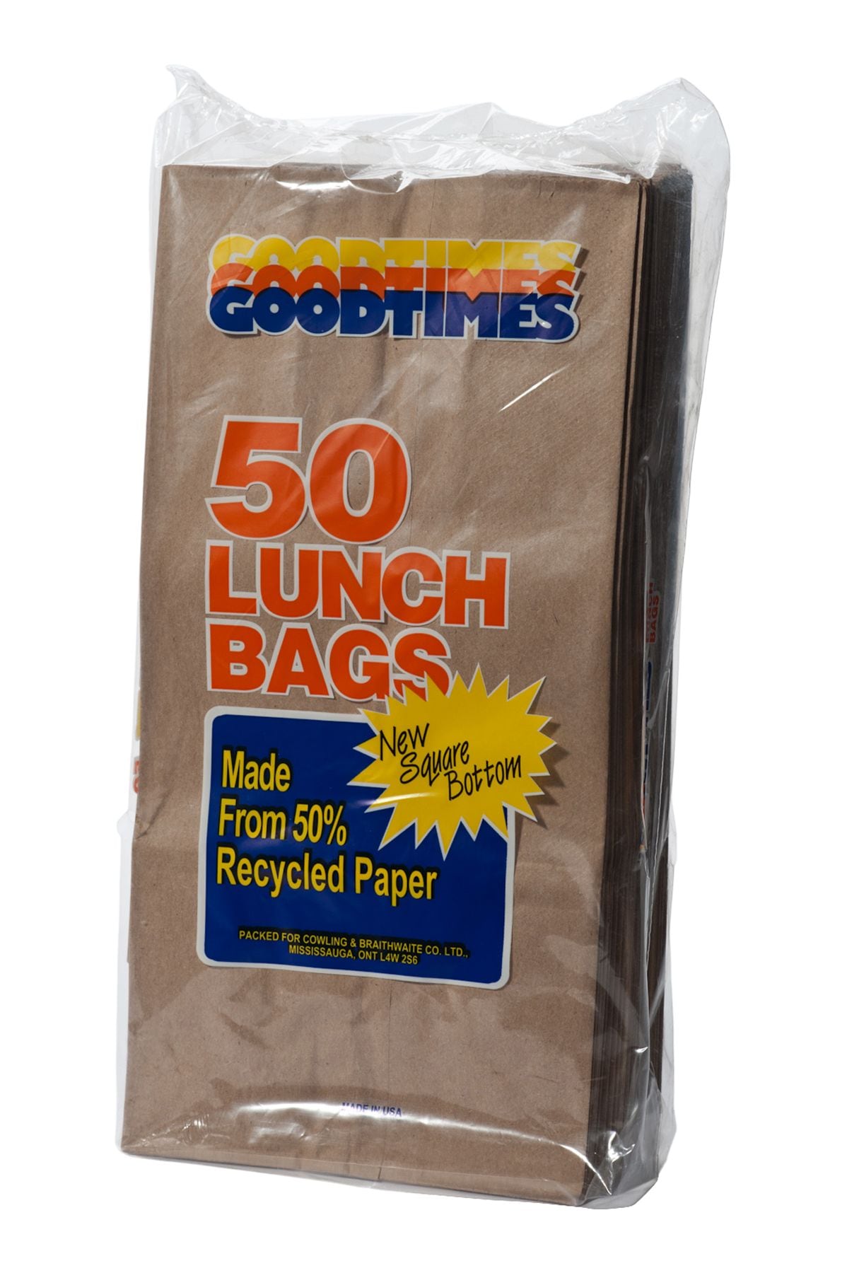 Paper Lunch Bags, 1.88-L, 50-pk A8V6 - product image 1