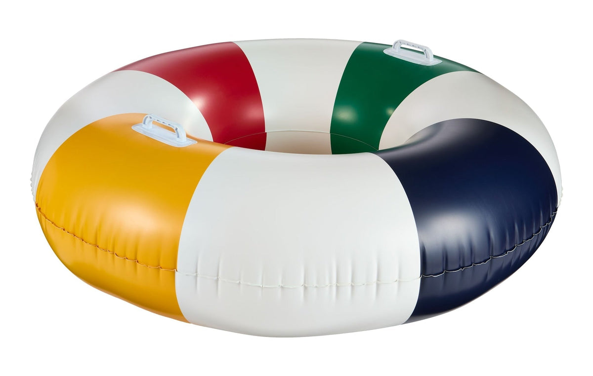 ’s Bay Stripes Pool Float with Handles, Multi-Coloured, 42-in Q8Y8 - product image 1