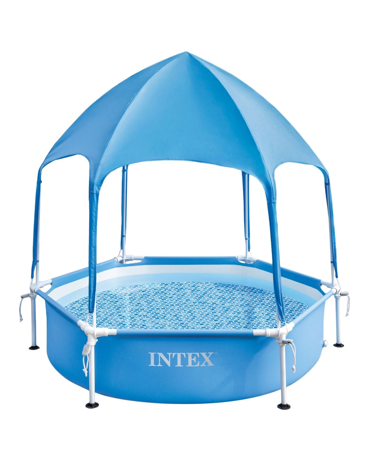 6-ft x 15-in Canopy Metal Frame Wading Pool K2N1 - product image 1