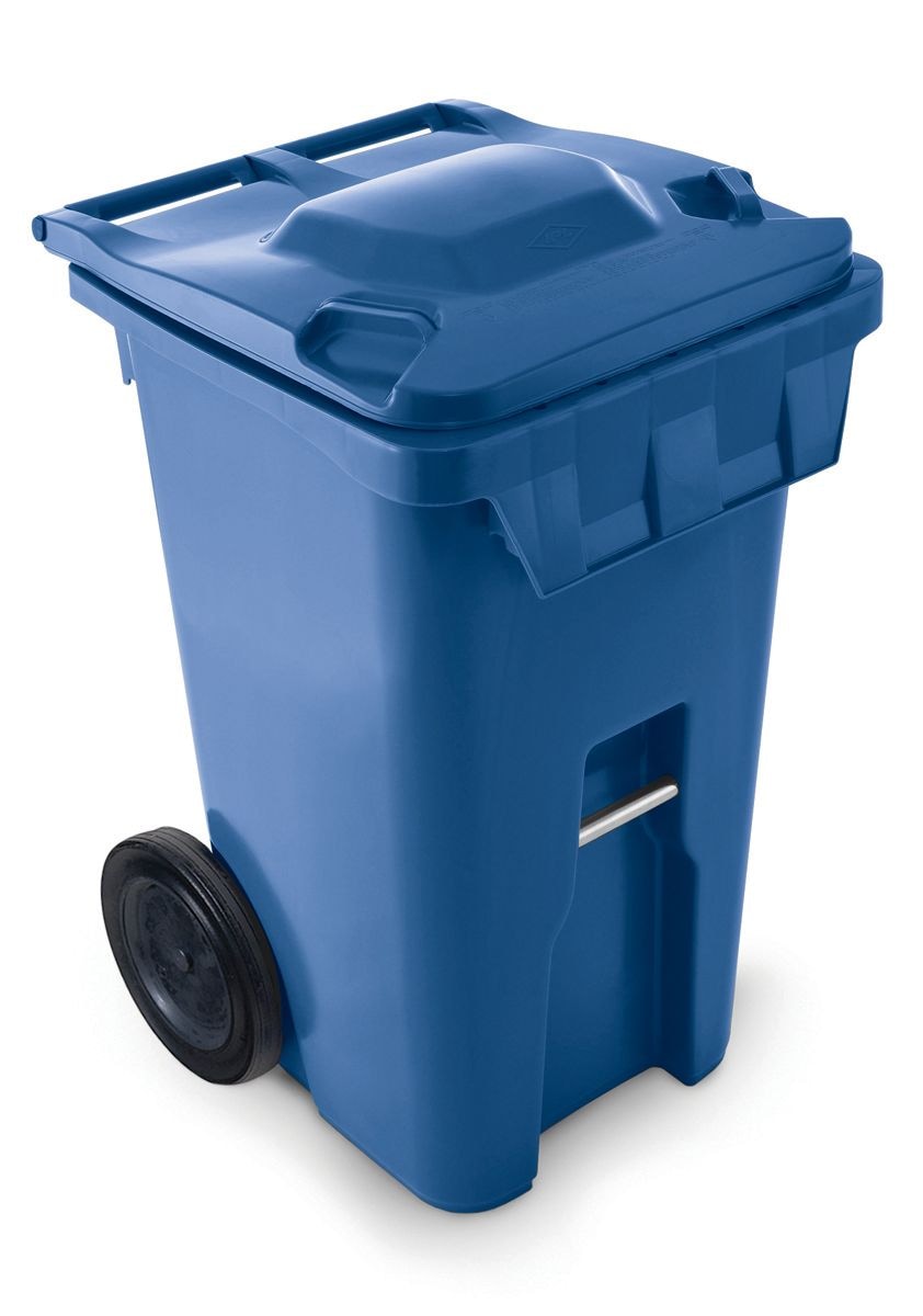 Mastercart Plastic Rectangular 8-in Wheeled Compost Bin/Recycling Bin/Garbage Can, Assorted Colours, 240-L B5A7 - product image 1
