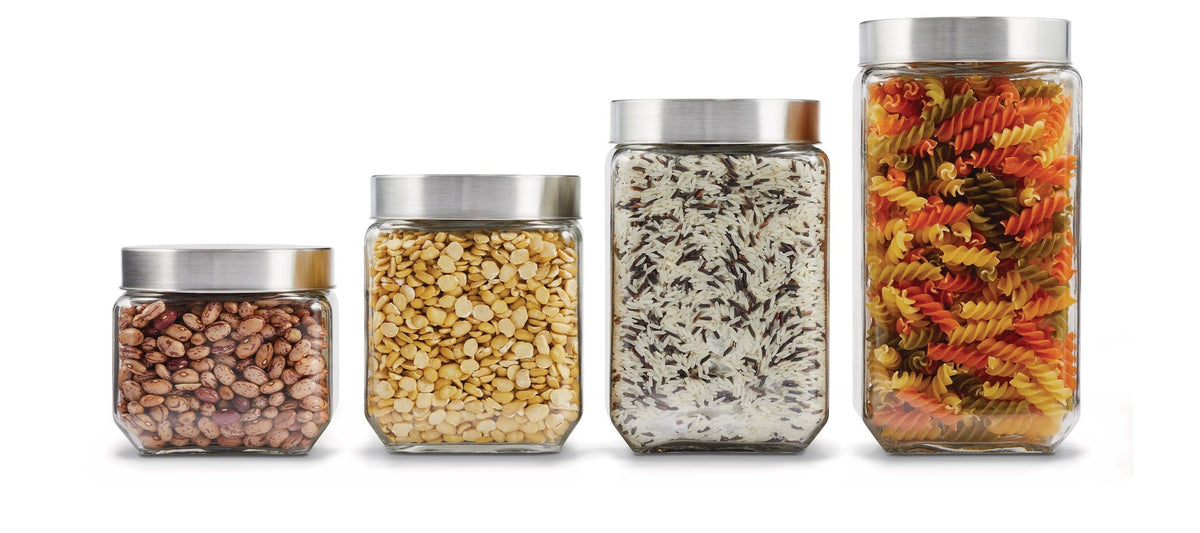 Glass Food Storage Container Set with Airtight Lid, 4 Count C9L4 - product image 1
