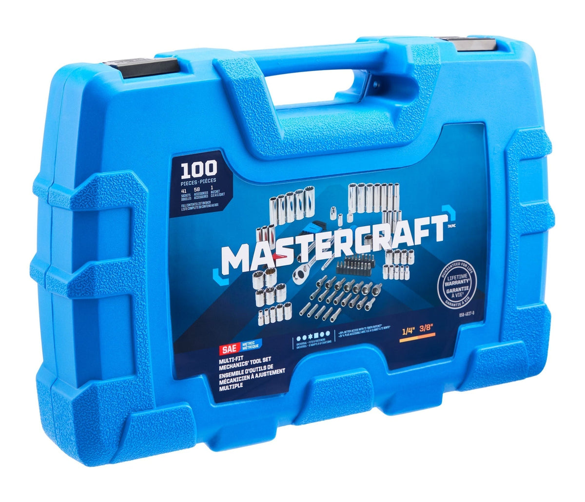 100 Piece Multi Fit Socket Set S3D9 - product image 2