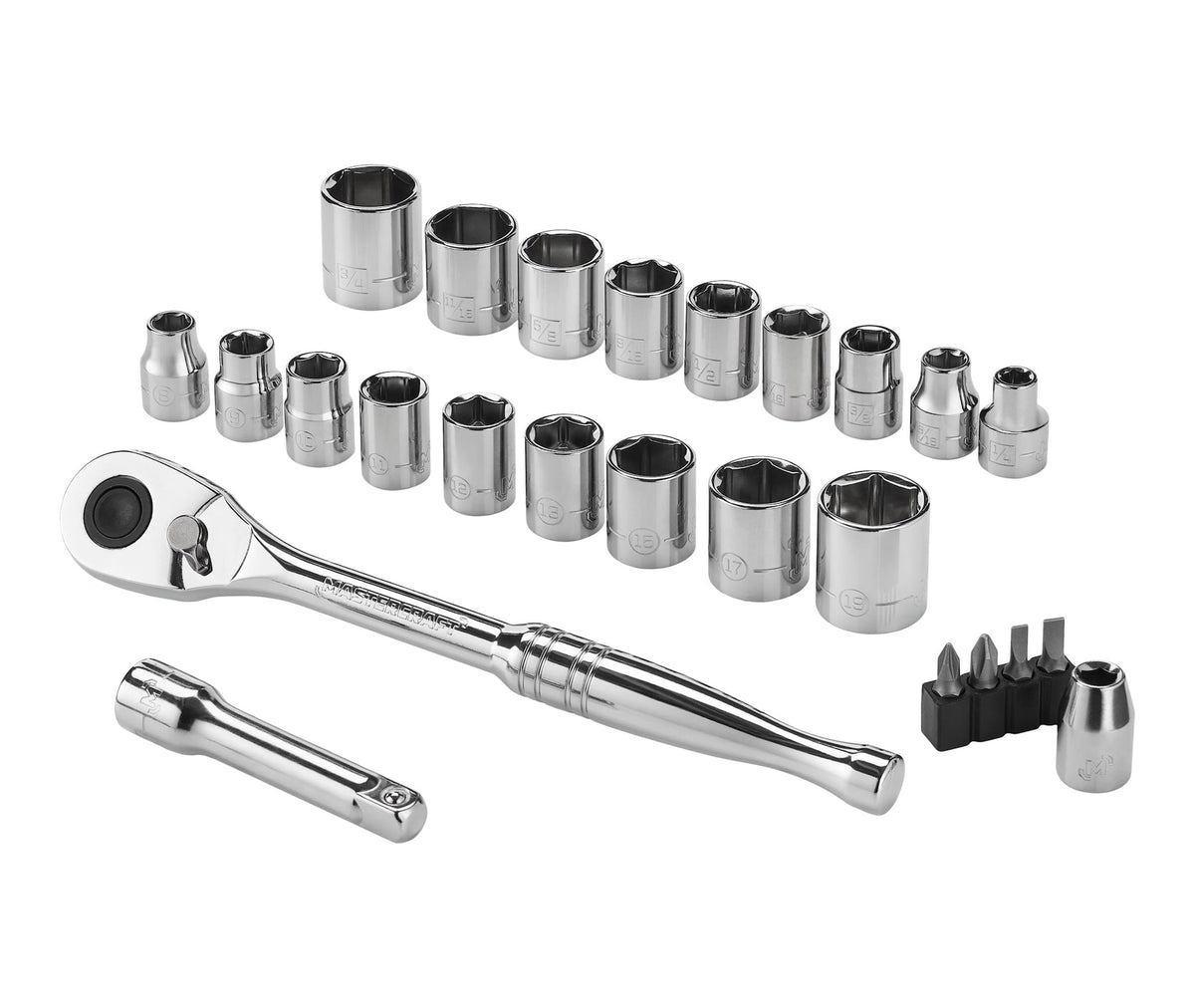25 Piece 3/8" Drive Socket Set S2Q8 - product image 1