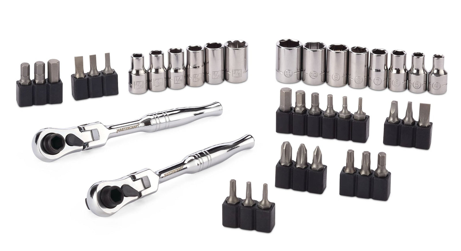 39 Piece 1/4" Micro Ratchet/Driver Set O1N6 - product image 1