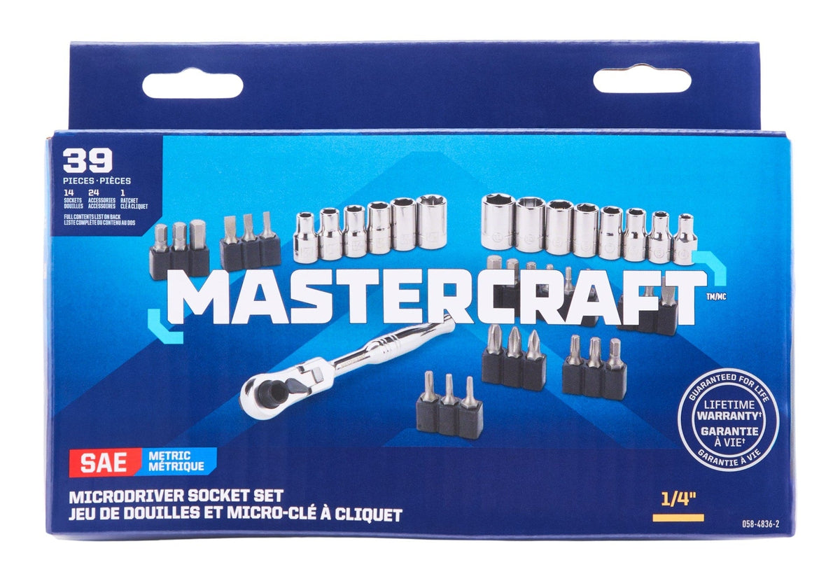 39 Piece 1/4" Micro Ratchet/Driver Set O1N6 - product image 3
