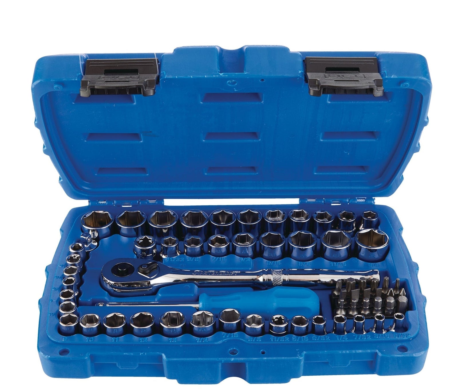 Mechanic's Tool Set with Case, Nickel-Plated, SAE/Metric, 62-pc I6G7 - product image 4