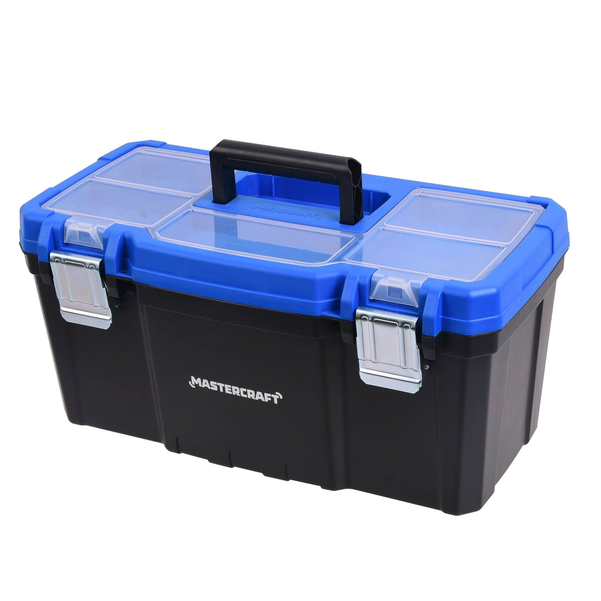 Portable Plastic Tool Box with Removable Tray & Tray Top, Blue, 19-in, Jumbo Hex Key Set/Allen Wrench Set, Metric, High... X4K9 - product image 1