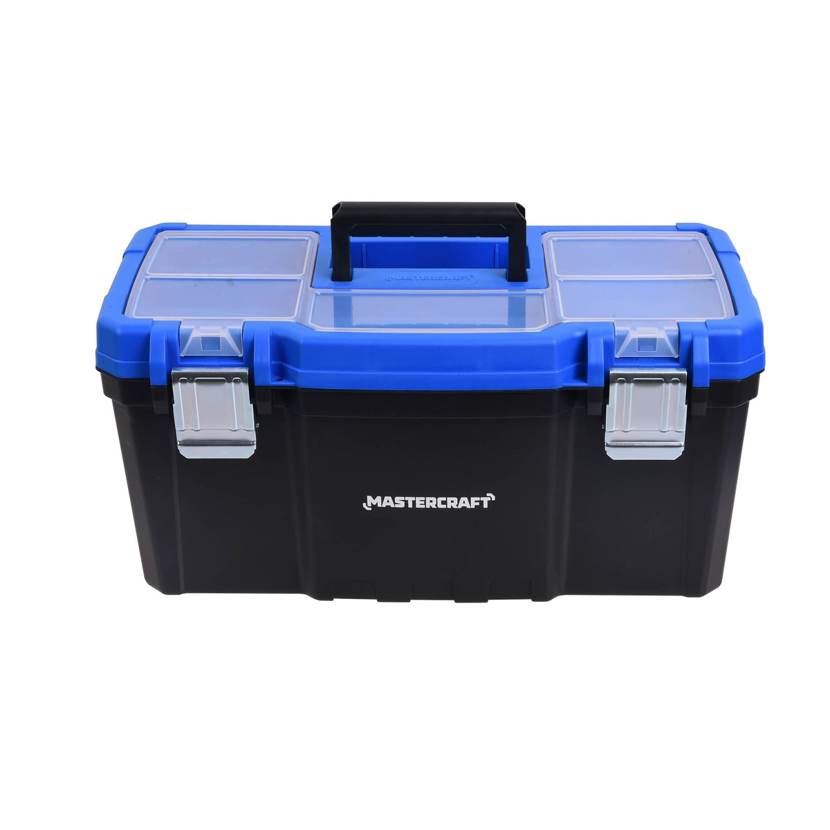 Portable Plastic Tool Box with Removable Tray & Tray Top, Blue, 19-in, Jumbo Hex Key Set/Allen Wrench Set, Metric, High... X4K9 - product image 3