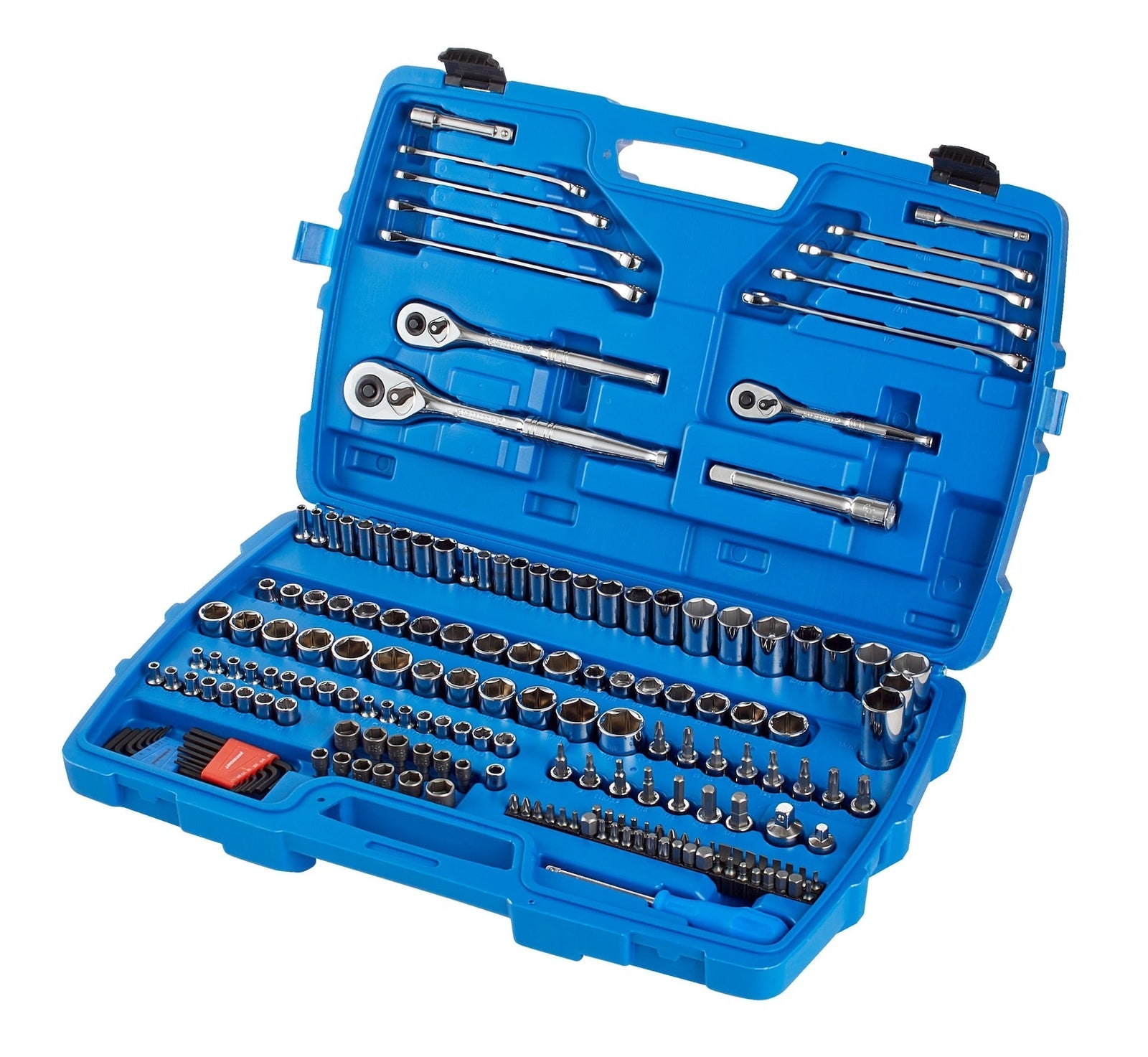 Socket Set, 184-pc, SAE / Metric, CRV, Nickel-Chrome Plating C7E0 - product image 1