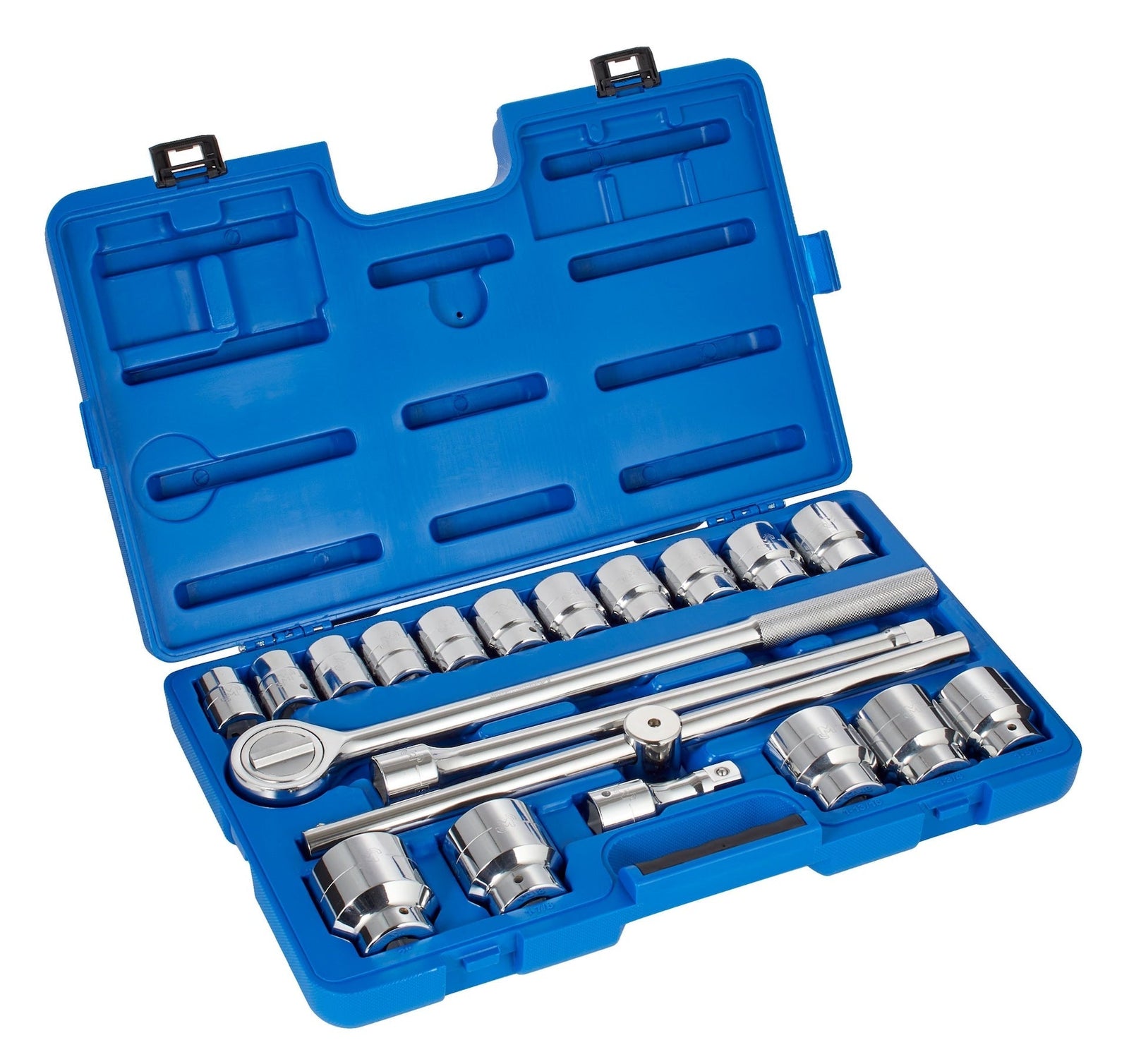 Socket Set 20-pc, 3/4-in Drive, SAE, Steel, Chrome Q4J7 - product image 1