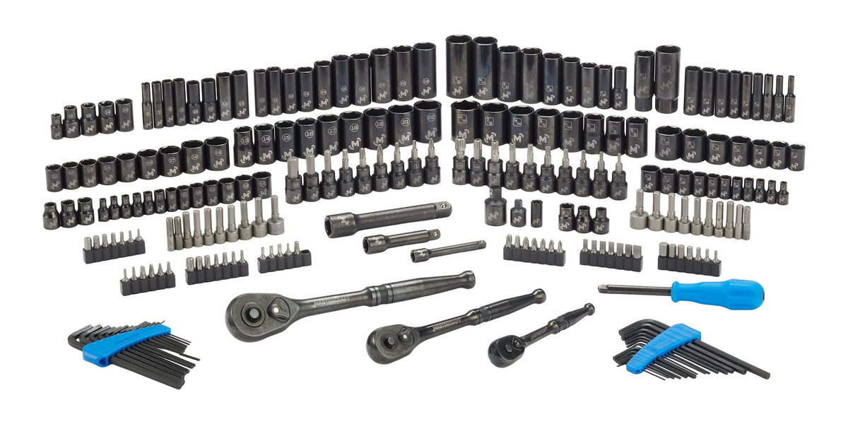 Socket Set, 229-pc, SAE / Metric, CRV, Black Steel Finish X9E2 - product image 5