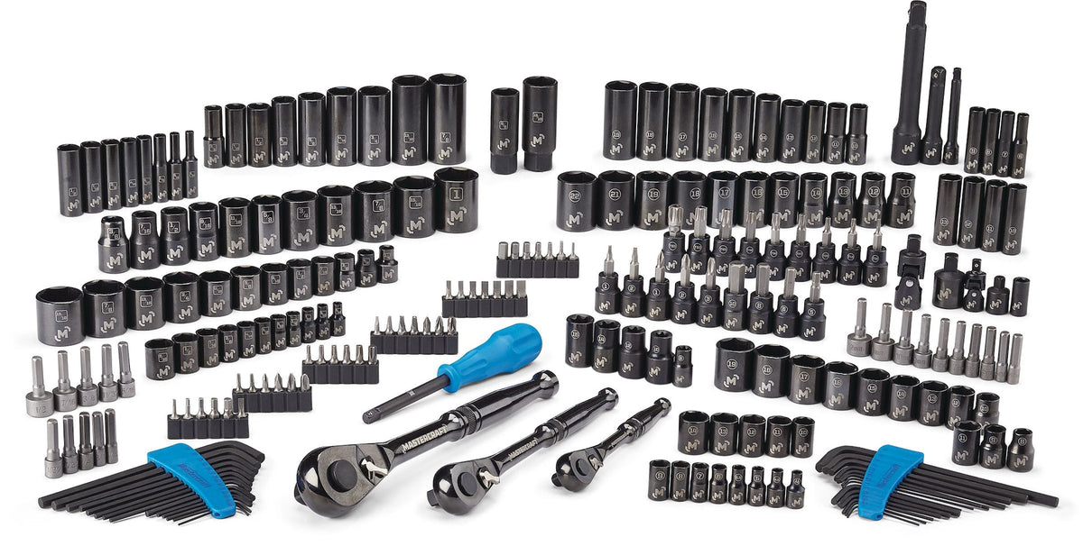 Socket Set, 229-pc, SAE / Metric, CRV, Black Steel Finish X9E2 - product image 7