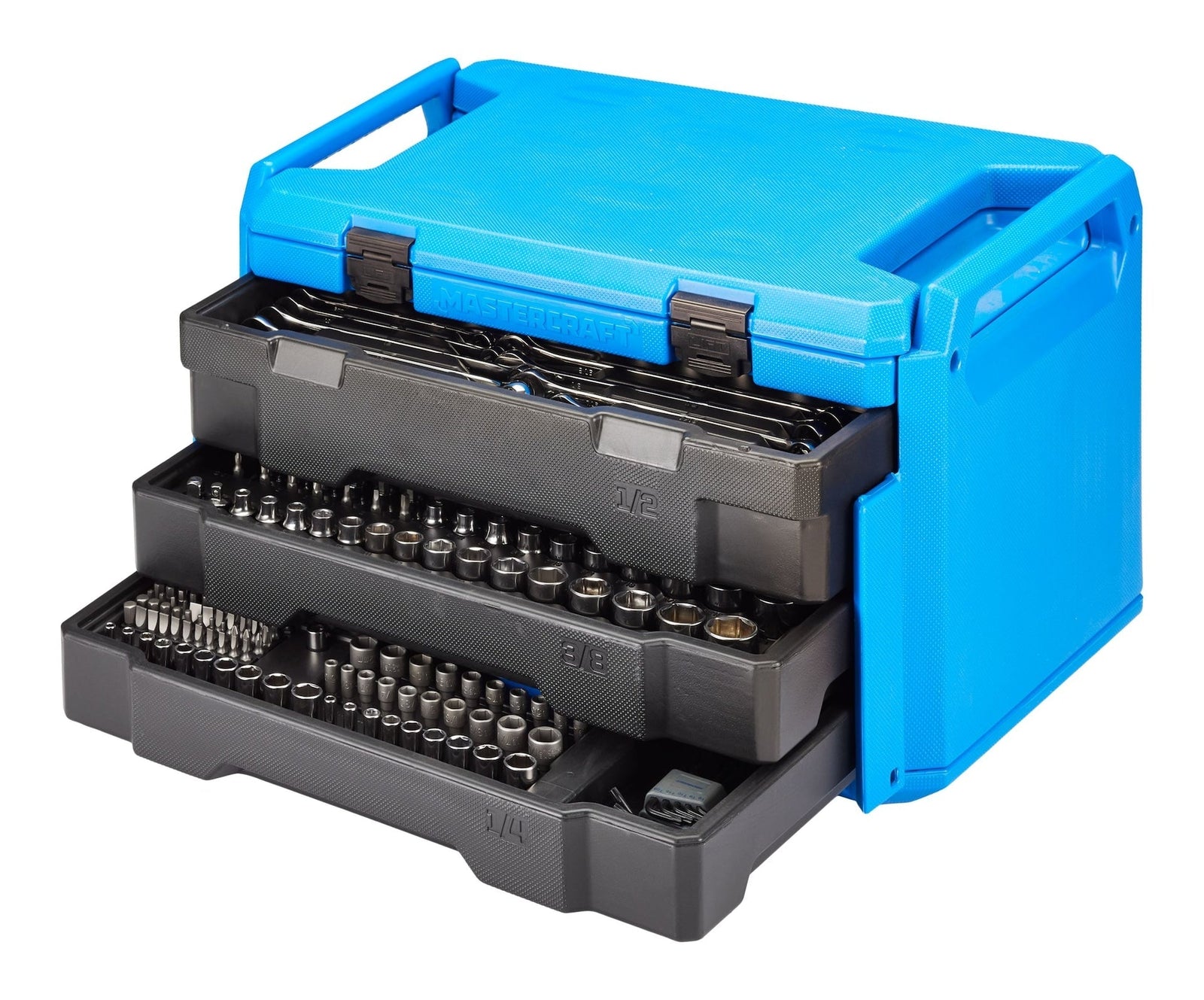 Socket Set, 270-pc, SAE / Metric, CRV, Nickel-Chrome Plating K4P7 - product image 2