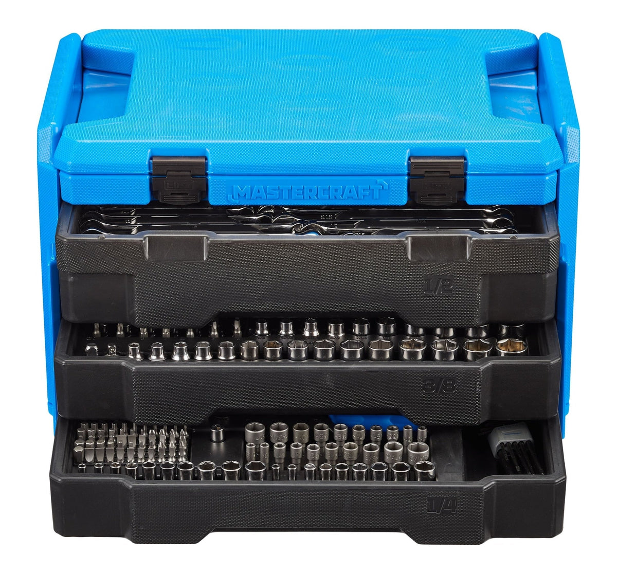 Socket Set, 270-pc, SAE / Metric, CRV, Nickel-Chrome Plating K4P7 - product image 5