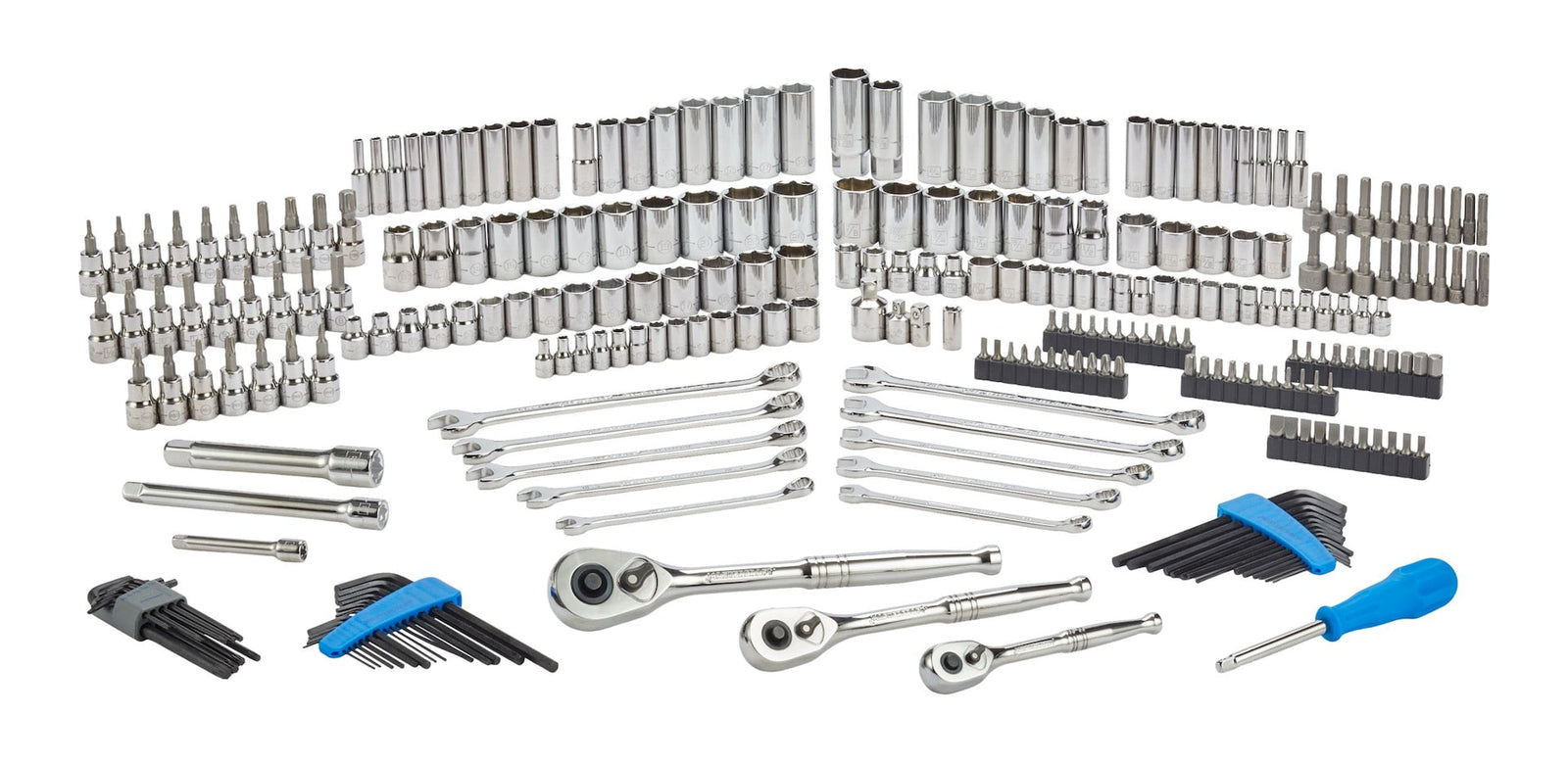 Socket Set, 270-pc, SAE / Metric, CRV, Nickel-Chrome Plating K4P7 - product image 8