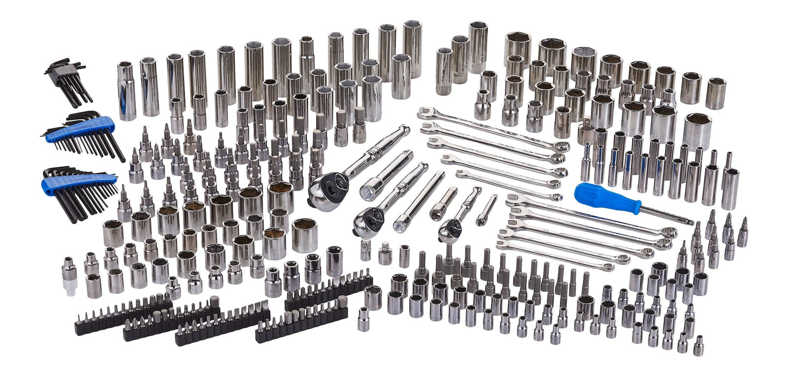 Socket Set, 350-pc, SAE / Metric, CRV, Nickel-Chrome Plating K0V1 - product image 2