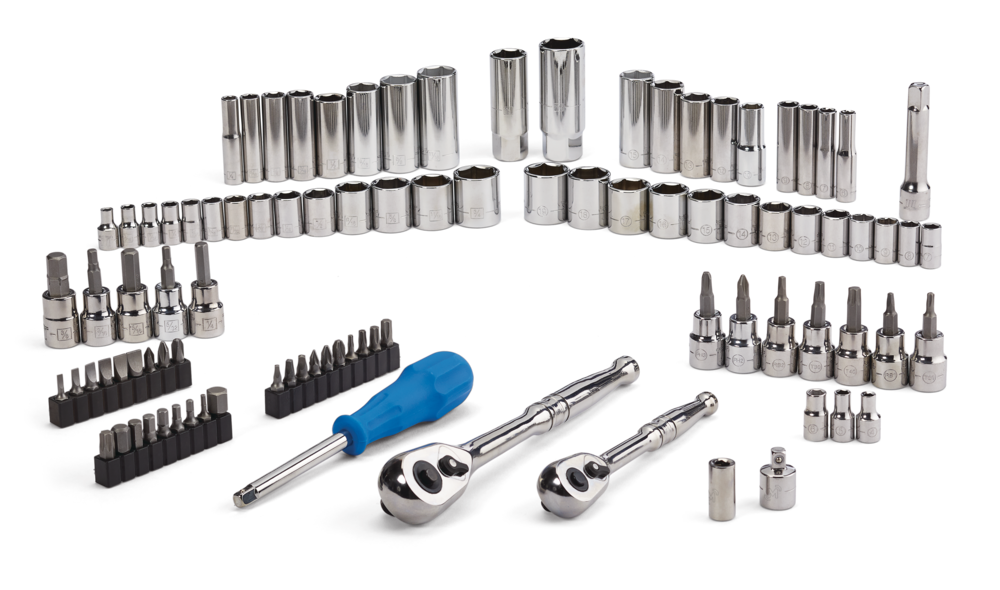 Socket Set, 95-pc, SAE / Metric, CRV, Nickel-Chrome Plating F6K3 - product image 6