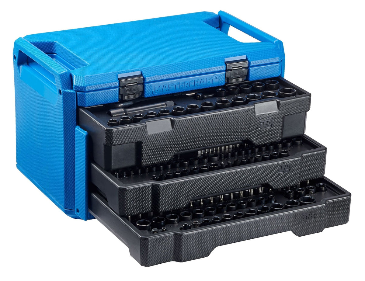 Socket Set, SAE/Metric, CRV, Black Steel Finish, 260-pc S4M5 - product image 1