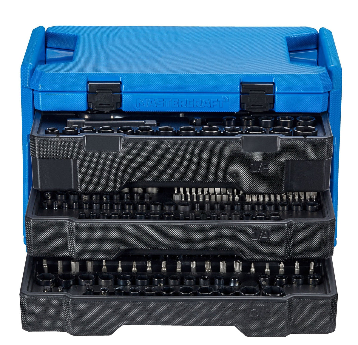 Socket Set, SAE/Metric, CRV, Black Steel Finish, 260-pc S4M5 - product image 2